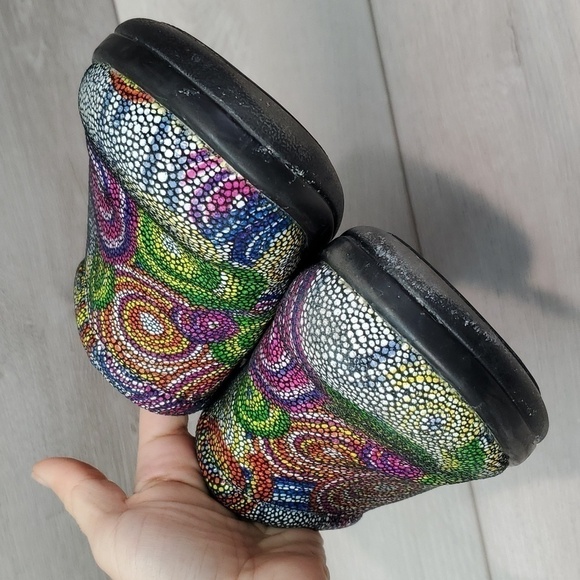 Alegria Women Raimbow SpiralKAY-387 Multicolor Clogs Mary Jane shoes sz 37/7-7.5 - Picture 4 of 13